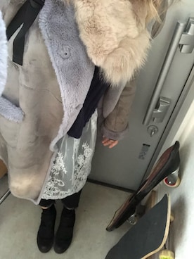 「fredy（フレディ）のアイテム」を使った、yukinobdさん（レディース・154cm）の冬コーディネート