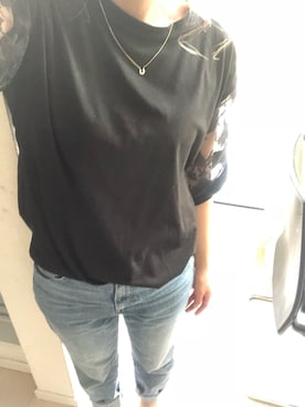 「シースルー」｜「アイテム（モカシン/デッキシューズ）」を使った、yukinobdさん（レディース・154cm）の春コーディネート