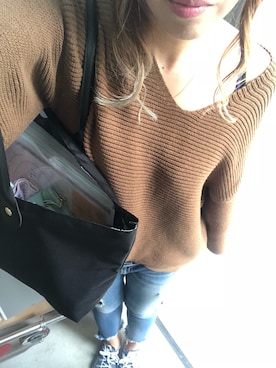 「In Red（インレッド）のアイテム」を使った、yukinobdさん（レディース・154cm）の秋コーディネート