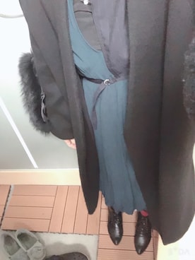 「ユニクロU」｜「アイテム（ワンピース/ドレス）」を使った、yukinobdさん（レディース・156cm）の春コーディネート