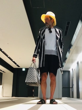 「プール」｜MACROMANCEさん（メンズ・170cm・50代）の夏コーディネート