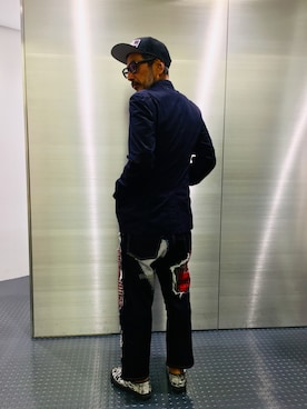 「JUNYA WATANABE（ジュンヤワタナベ）のアイテム」を使った、MACROMANCEさん（メンズ・170cm）の秋コーディネート