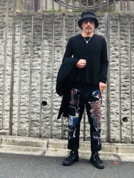 「JUNYA WATANABE（ジュンヤワタナベ）のアイテム」を使った、MACROMANCEさん（メンズ・170cm）の秋コーディネート