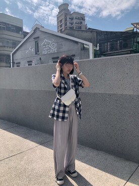 「MEIER.Q（マイヤーキュー）のアイテム（テーラードジャケット）」を使った、cii(*¯︶¯*)さん（レディース・165cm）の春コーディネート