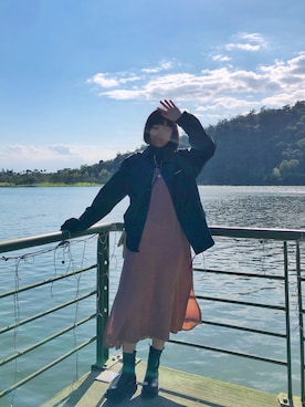「Carhartt（カーハート）のアイテム（ナイロンジャケット）」を使った、cii(*¯︶¯*)さん（レディース・165cm）の春コーディネート