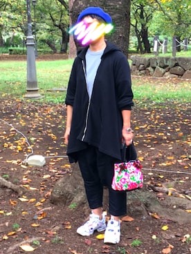 「vetements」｜「アイテム（ハンチング/ベレー帽）」を使った、nknkさん（レディース・157cm）の秋コーディネート