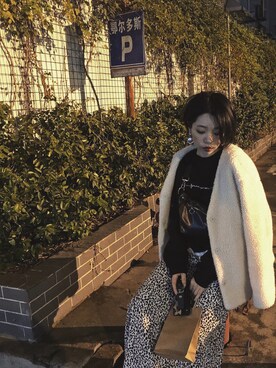 「H&M（エイチ・アンド・エム）のアイテム（パーカー）」を使った、miss貓さん（レディース・160cm）の秋コーディネート
