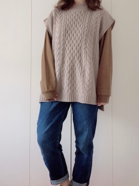 sora◡̈*さん（レディース・153cm）の秋コーディネート