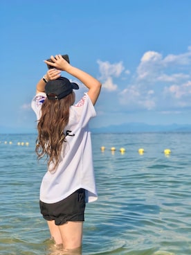 「ny（エヌワイ）のアイテム」を使った、Mizuki さん（レディース・154cm）の秋コーディネート