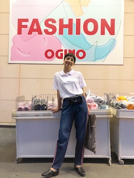 「DHOLIC（ディーホリック）のアイテム」を使った、蒼葉えるさん（レディース・166cm）の夏コーディネート