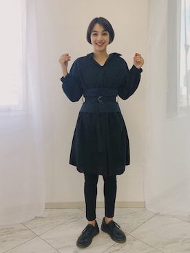 蒼葉えるさん（レディース・166cm）の春コーディネート