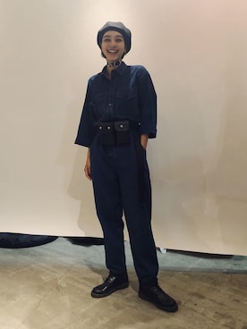 蒼葉えるさん（レディース・166cm）の春コーディネート
