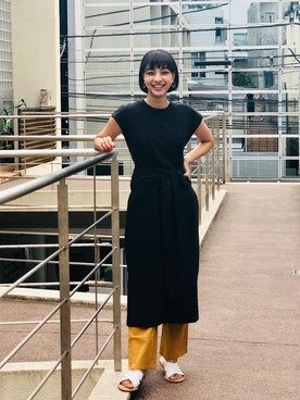 蒼葉えるさん（レディース・166cm）の春コーディネート