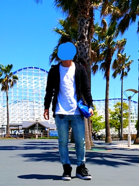 「DOWBL（ダブル）のアイテム」を使った、RYOTAさん（メンズ・160cm）の春コーディネート