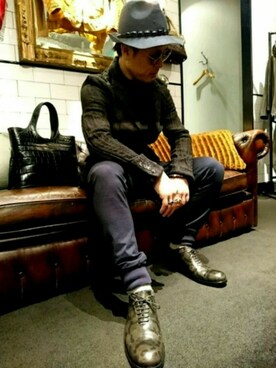 「POST&CO（ポストアンドコー）のアイテム」を使った、chu-さん（メンズ・165cm）の春コーディネート