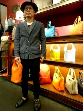 「POST&CO（ポストアンドコー）のアイテム」を使った、chu-さん（メンズ・165cm）の春コーディネート