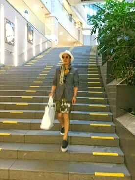 「g-stage（ジーステージ）のアイテム（テーラードジャケット）」を使った、chu-さん（メンズ・165cm）の春コーディネート