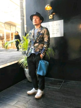 「T-JACKET（ティージャケット）のアイテム」を使った、chu-さん（メンズ・165cm）の春コーディネート