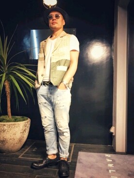 chu-さん(メンズ・165cm)の春コーディネート