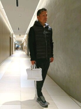 「RAWLIFE（ロウライフ）のP448/ピーフォーフォーエイト/THE BOSTON（スニーカー）」を使った、chu-さん（メンズ・165cm）の秋コーディネート