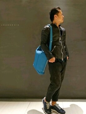 「RAWLIFE（ロウライフ）のP448/ピーフォーフォーエイト/THE BOSTON（スニーカー）」を使った、chu-さん（メンズ・165cm）の秋コーディネート