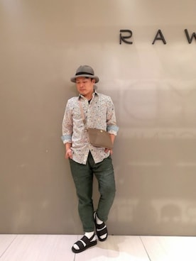 「GANESH（ガネーシュ）のアイテム」を使った、chu-さん（メンズ・165cm）の春コーディネート