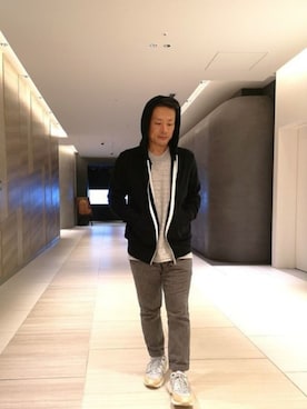 「SEAGREEN（シーグリーン）のアイテム」を使った、chu-さん（メンズ・165cm）の春コーディネート