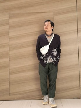 「SEAGREEN（シーグリーン）のアイテム」を使った、chu-さん（メンズ・165cm）の春コーディネート