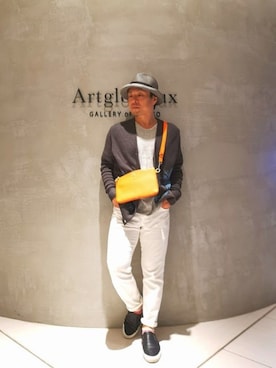 「SEAGREEN（シーグリーン）のアイテム」を使った、chu-さん（メンズ・165cm）の春コーディネート