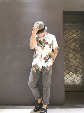 chu-さん（メンズ・165cm）の夏コーディネート