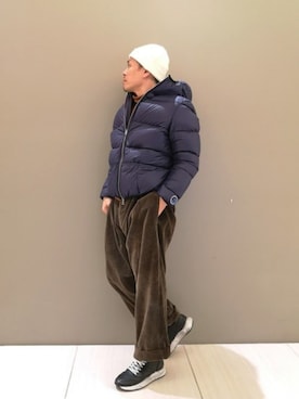 「samas（サマス）のアイテム」を使った、chu-さん（メンズ・165cm）の冬コーディネート