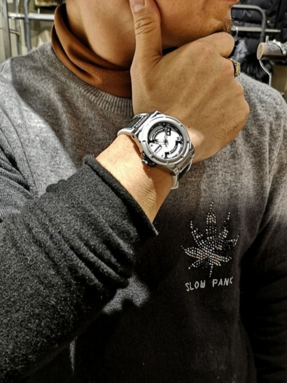 chu-｜HYDROGENのアナログ腕時計を使ったコーディネート - WEAR