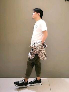 「Cherry Sunburst（チェリーサンバースト）のアイテム」を使った、chu-さん（メンズ・165cm）の春コーディネート