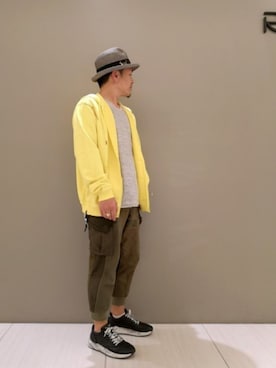 「Project e（プロジェクトイー）のアイテム」を使った、chu-さん（メンズ・165cm）の夏コーディネート