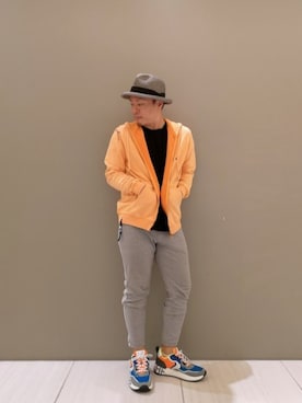 「Project e（プロジェクトイー）のアイテム」を使った、chu-さん（メンズ・165cm）の夏コーディネート