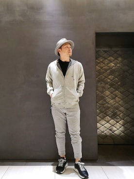 「Project e（プロジェクトイー）のアイテム」を使った、chu-さん（メンズ・165cm）の夏コーディネート