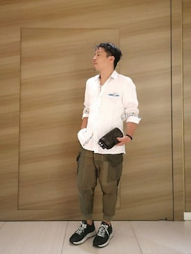 「LUCKY DE LUCA（ラッキーデルカ）のアイテム」を使った、chu-さん（メンズ・165cm）の夏コーディネート