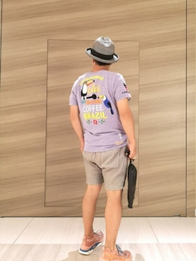 「birdog（バードック）のアイテム」を使った、chu-さん（メンズ・165cm）の夏コーディネート