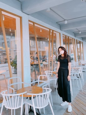 「MUJI」｜「アイテム（腕時計）」を使った、ロンロンさん（レディース・170cm）の春コーディネート