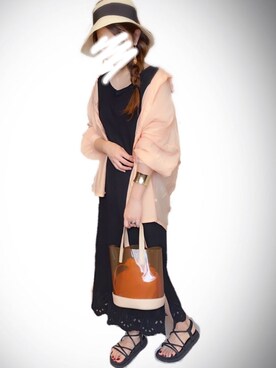 「Khaju（カージュ）のアイテム」を使った、risa☺︎..♡さん（レディース・160cm）の夏コーディネート