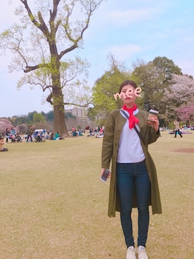 「At Last&Co（アットラスト）のアイテム」を使った、meeさん（レディース・167cm）の春コーディネート