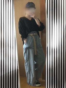 「TESTIFY（テスティファイ）のアイテム」を使った、やりいかさん（レディース・149cm）の夏コーディネート