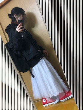 「オシャレウォーカー」｜「アイテム（ブルゾン）」を使った、やりいかさん（レディース・149cm）の冬コーディネート