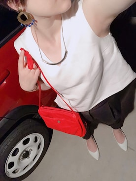 「アイテム（腕時計）」を使った、おっくーさん（レディース・159cm）の夏コーディネート