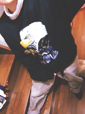 「UNBY SELECT（アンバイセレクト）のアイテム」を使った、おっくーさん（レディース・159cm）の秋コーディネート