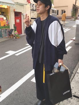 「DIGAWEL（ディガウェル）のアイテム（その他パンツ）」を使った、しょうさん（メンズ・170cm）の冬コーディネート