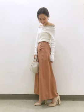 高橋由希さん（レディース・156cm）の冬コーディネート