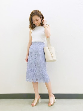 高橋由希さん（レディース・156cm）の夏コーディネート