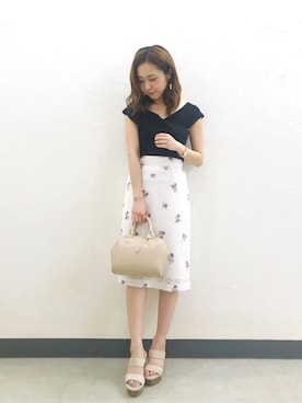 高橋由希さん（レディース・156cm）の夏コーディネート