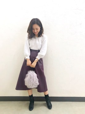 高橋由希さん（レディース・156cm）の秋コーディネート